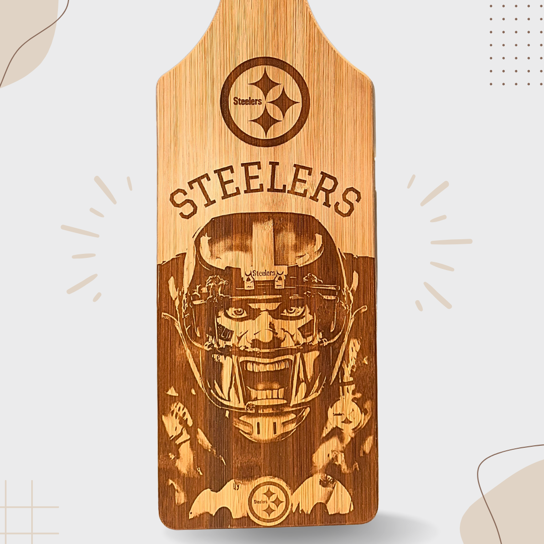 Pittsburgh Steelers - Bamboo Cutting Board