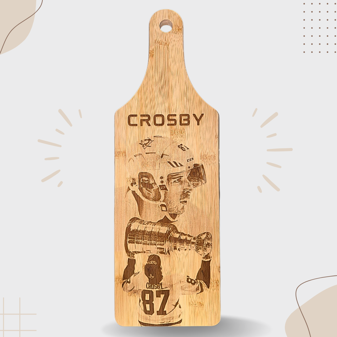 Sidney Crosby – Pittsburgh Penguins. Bamboo Cutting Board