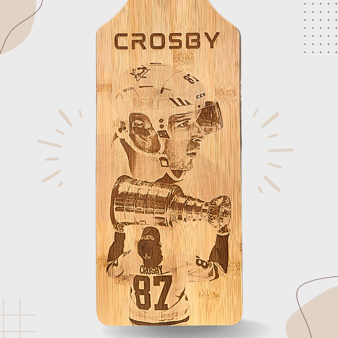 Sidney Crosby – Pittsburgh Penguins. Bamboo Cutting Board