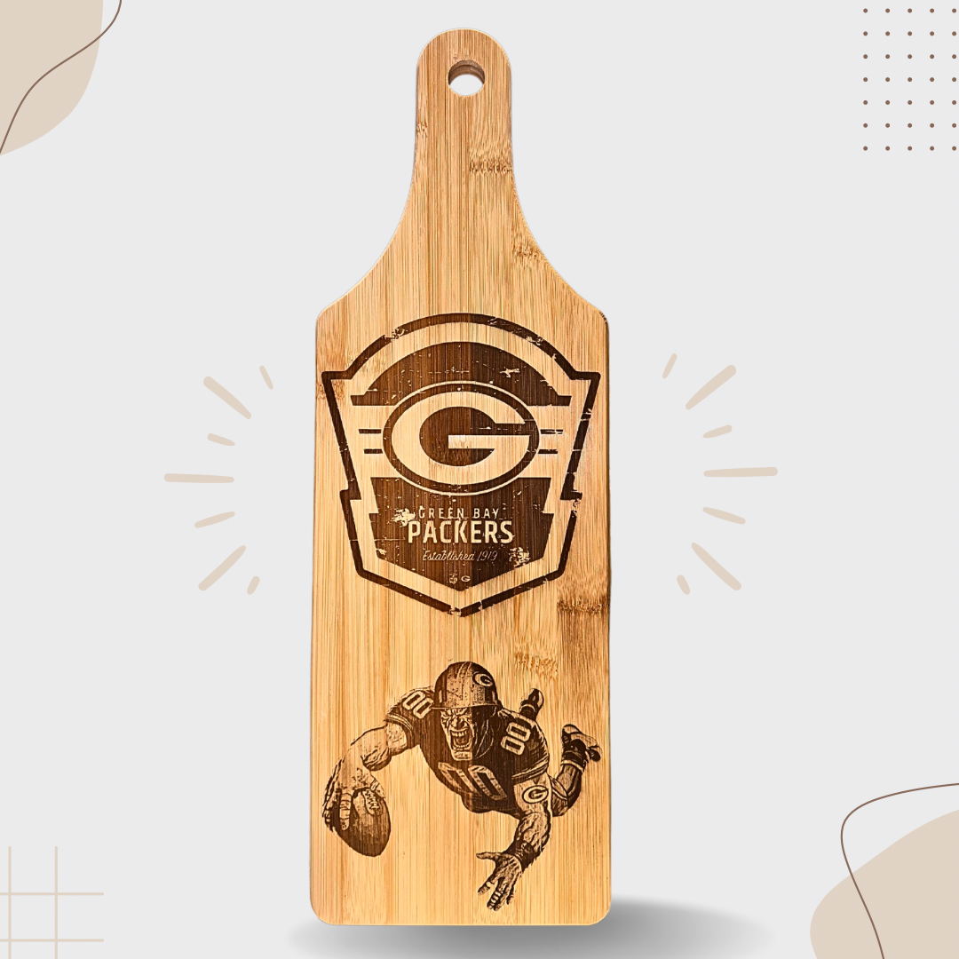 Green Bay Packers Laser Engraved Cutting Board