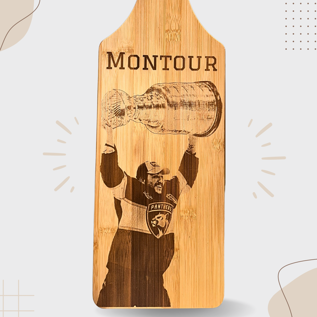 Montour with Stanley Cup Engraved Bamboo Cutting Board