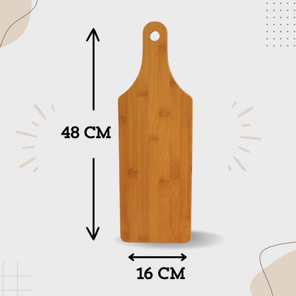 Bamboo Cutting Board with Lionel Messi Engraving – Ideal for Soccer Fans