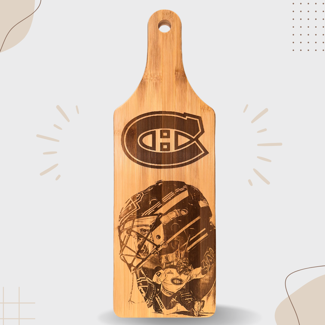 Patrick Roy – Montreal Canadiens. Bamboo Cutting Board