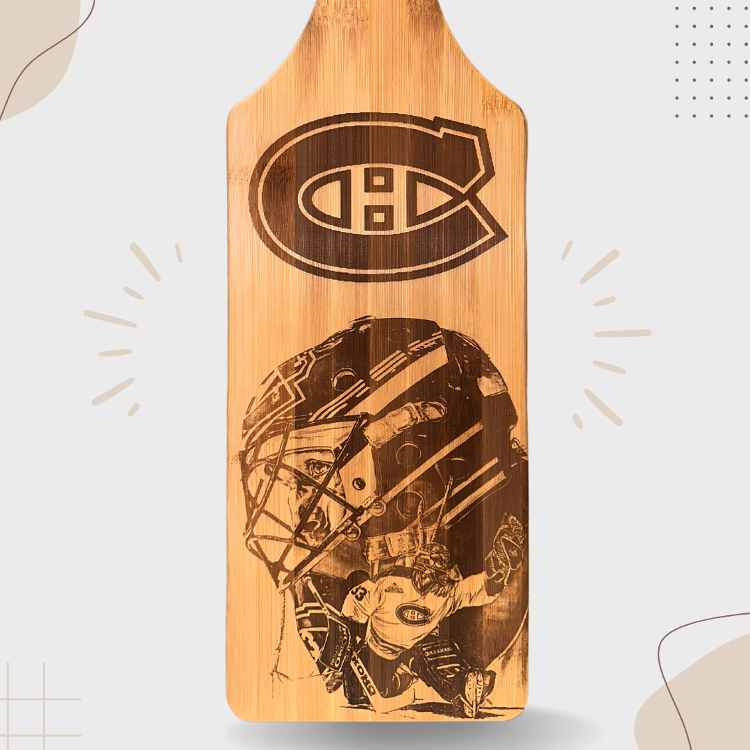 Patrick Roy – Montreal Canadiens. Bamboo Cutting Board