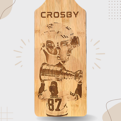 Sidney Crosby – Pittsburgh Penguins. Bamboo Cutting Board