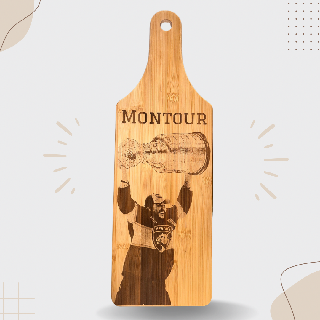 Montour with Stanley Cup Engraved Bamboo Cutting Board