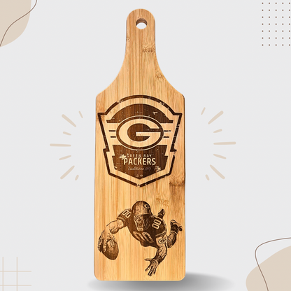 Green Bay Packers Laser Engraved Cutting Board