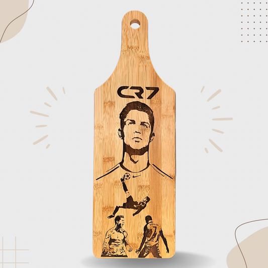 CR7 Bamboo Cutting Board - Ronaldo Tribute